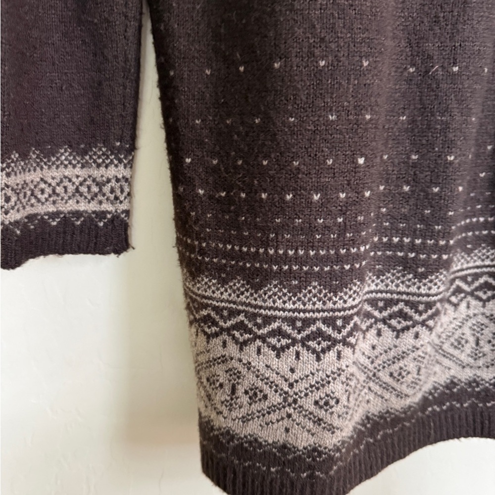 Thursday Island Fair Isle Patterned Women's Sweater Tunic Dress Small - Picture 6 of 7